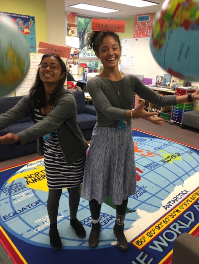  As co-teachers, we get to come up with joint educational Halloween costumes! 