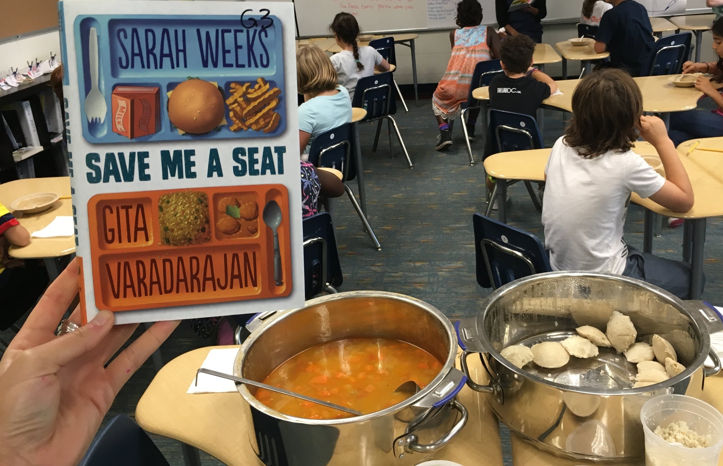  A photo from our end of our read aloud celebration. 