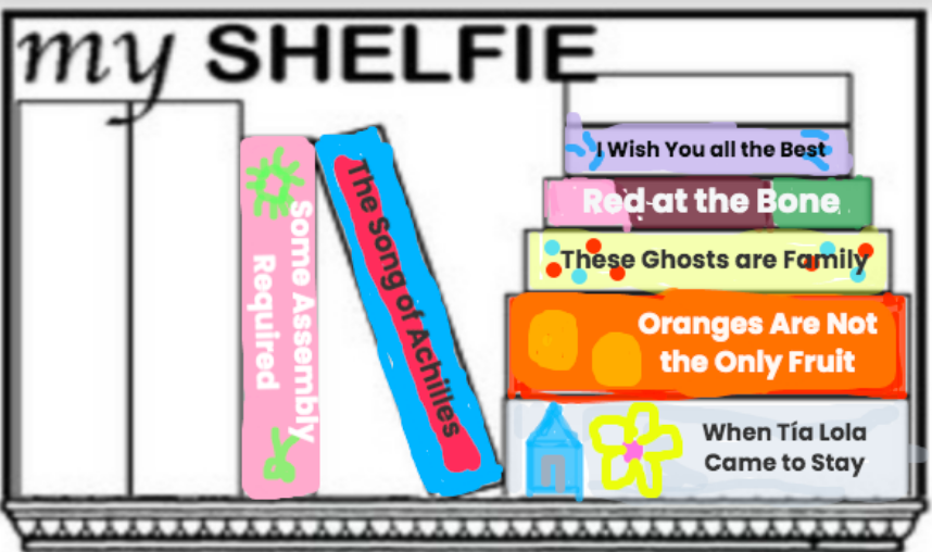  A virtual example “Shelfie” my co-teacher made last Fall. 