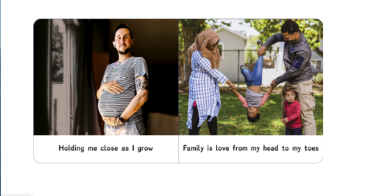  A page from Little Feminists: Families 